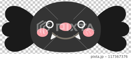 Kid hand drawn cute trick or treat candy happy halloween spooky monster candy Kid hand drawn cute trick or treat candy happy halloween spooky monster candy 117367376