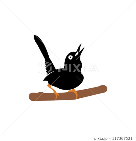 beautiful songbird icon 117367521
