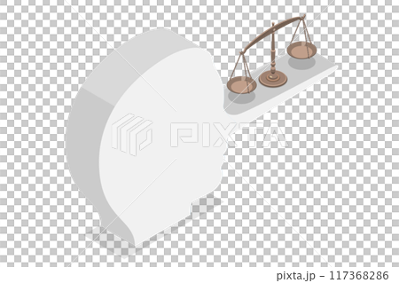 3D Isometric Flat  Illustration of Legal Fraud, Lying and Corruption 3D Isometric Flat  Illustration of Legal Fraud, Lying and Corruption 117368286