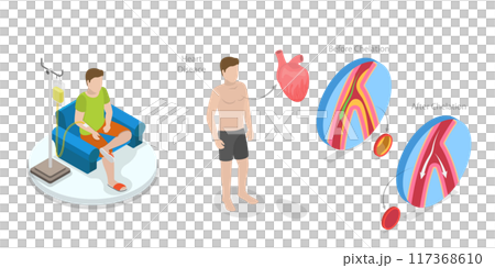 3D Isometric Flat Illustration of Chelation Therapy, Toxic Heavy Metal Medical Treatment 3D Isometric Flat Illustration of Chelation Therapy, Toxic Heavy Metal Medical Treatment 117368610