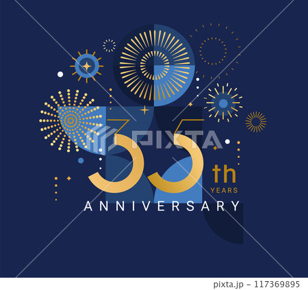 Anniversary 35,celebrating 35 years anniversary 117369895