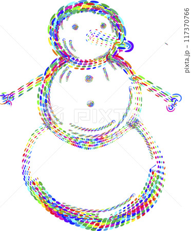 abstract illustration of a stylized figure of a star with a pattern abstract illustration of a stylized figure of a star with a pattern 117370766