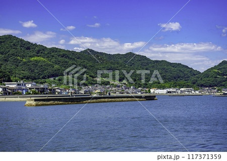 寄島の街並み　岡山県浅口市 117371359