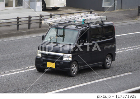 軽ワゴン車 道路走行 ルーフキャリア付き 軽ワゴン車 道路走行 ルーフキャリア付き 117371928