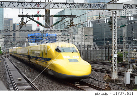 東京駅に入線するドクターイエロー 117373611