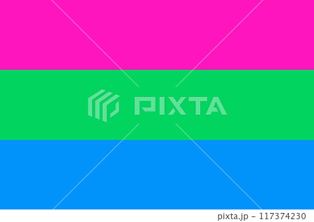 Polysexual pride flag background Illustration Polysexual pride flag background Illustration 117374230