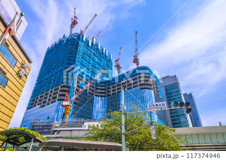 日本の東京都市景観 8月。日本橋や日本橋一丁目の再開発事業などを望む=11日 日本の東京都市景観 8月。日本橋や日本橋一丁目の再開発事業などを望む=11日 117374946