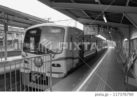 出発を待つ電車 《群馬》 出発を待つ電車 《群馬》 117376790