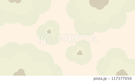 Stylish and cute, simple green floral background Stylish and cute, simple green floral background 117377050