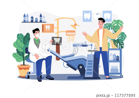 Stomatolog and nurses are looking at diagnosis results to give treatment in the tooth clinic Stomatolog and nurses are looking at diagnosis results to give treatment in the tooth clinic 117377895