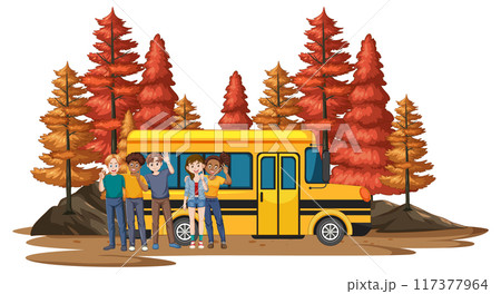 Friends on a Fall Adventure 117377964