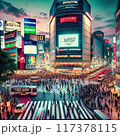 スクランブル交差点 117378115