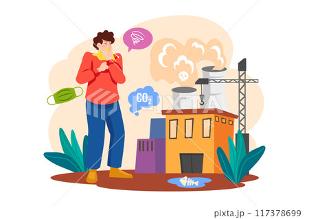 Environmental pollution from industrial plants 117378699