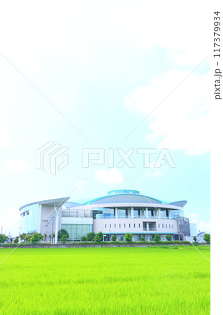 愛知県北名古屋市、北名古屋市健康ドームの風景 愛知県北名古屋市、北名古屋市健康ドームの風景 117379934