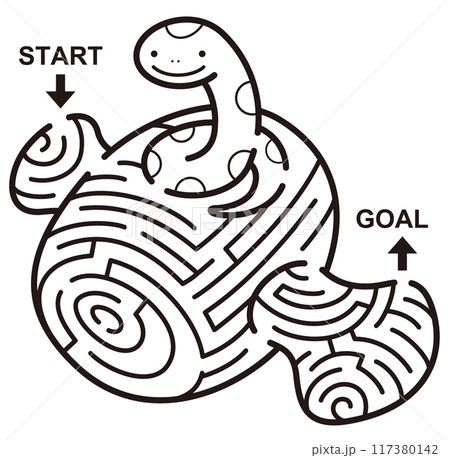 巳 迷路 モノクロ 巳 迷路 モノクロ 117380142
