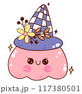 Cute pumpkin halloween 117380501