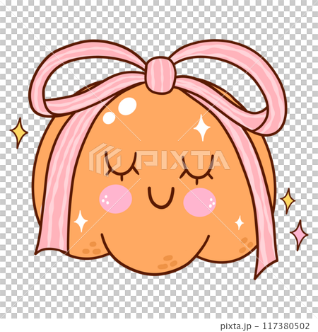 Cute pumpkin halloween 117380502