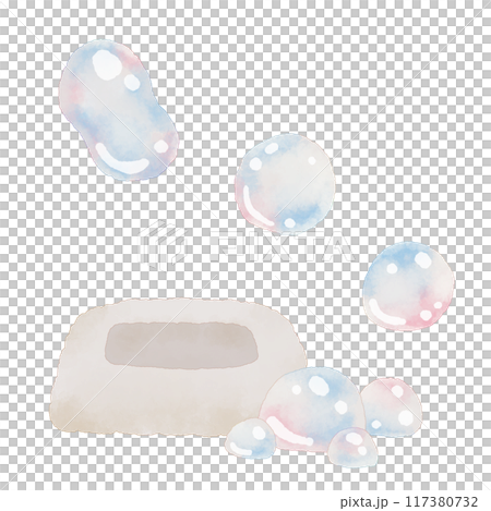肥皂和肥皂泡的插圖 肥皂和肥皂泡的插圖 117380732