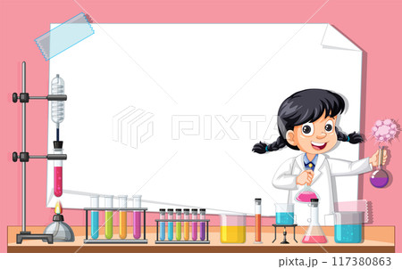 Young Scientist in Laboratory 117380863