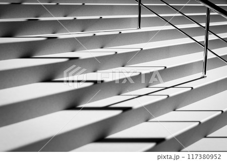 Staircase with railings Staircase with railings 117380952