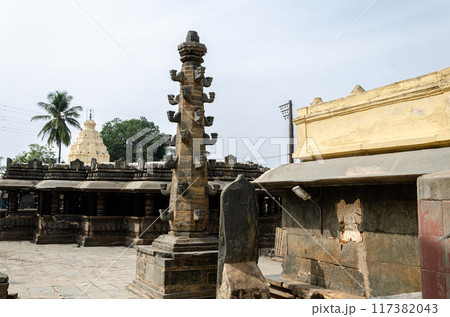 Part of the Harihareshwara temple in Harihar, India Part of the Harihareshwara temple in Harihar, India 117382043