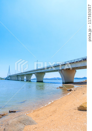 夏の周防大橋 山口県山口市 夏の周防大橋 山口県山口市 117383857