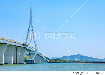 夏の周防大橋　山口県山口市 117383858