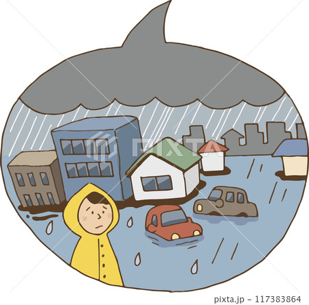 豪雨災害 117383864