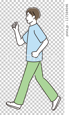 A man walking 117384046
