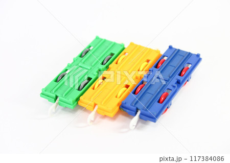 電車のおもちゃ・鉄道模型 プラレール ホワイトバック 117384086