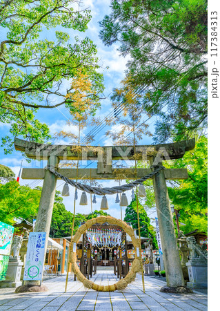 夏の琴崎八幡宮　風鈴祭り　山口県宇部市 117384313