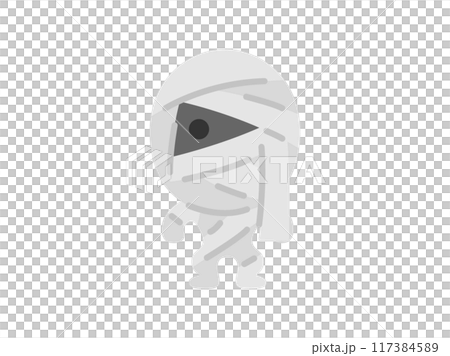 包帯男のアイコンのイラスト 117384589