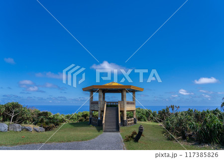 快晴の日の立神岩展望台 117385826