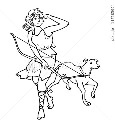 ギリシャ神話の神-アルテミス 117385994