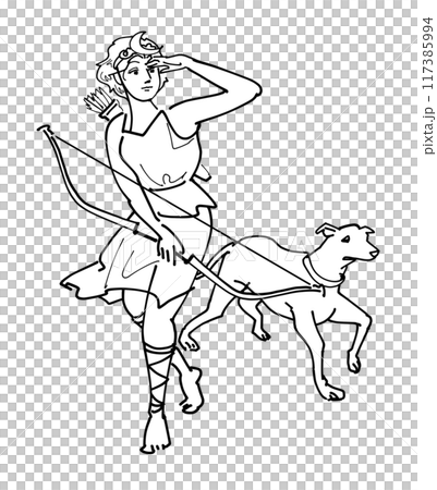 ギリシャ神話の神-アルテミス 117385994