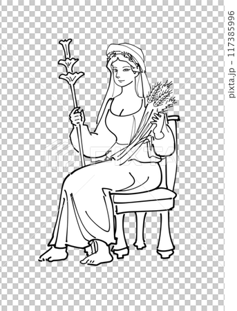 ギリシャ神話の神-デーメーテール 117385996