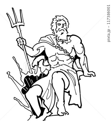 ギリシャ神話の神-ポセイドン 117386001