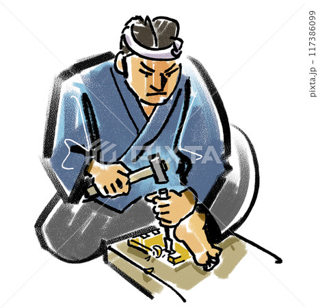 指物師の職人 117386099