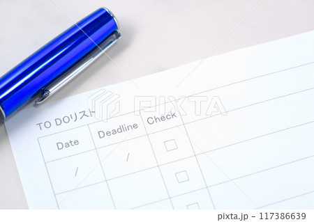 やるべきこと、日付、締切日を記入する「TO DOリスト」を記入する やるべきこと、日付、締切日を記入する「TO DOリスト」を記入する 117386639