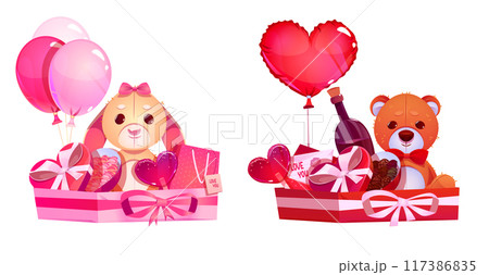 Valentine day or birthday present packs Valentine day or birthday present packs 117386835
