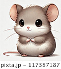 ネズミのイラスト 117387187