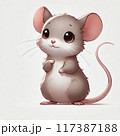 ねずみのイラスト 117387188