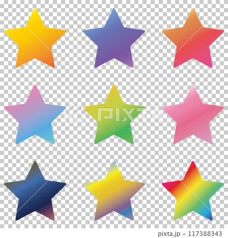 Colorful stars Colorful stars 117388343