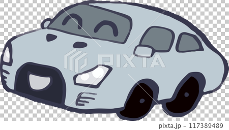 嬉しそうな普通自動車 嬉しそうな普通自動車 117389489