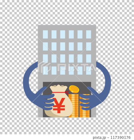 内部留保のイメージイラスト 117390176