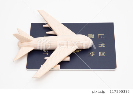 旅客機と旅券 旅客機と旅券 117390353