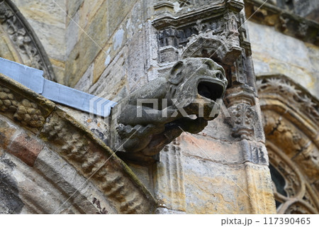 【スコットランド・エディンバラ】 ロスリン礼拝堂 装飾 【スコットランド・エディンバラ】 ロスリン礼拝堂 装飾 117390465