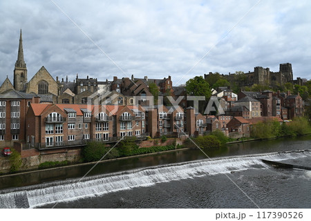 【イギリス】イングランド ダラムの街並み 【イギリス】イングランド ダラムの街並み 117390526