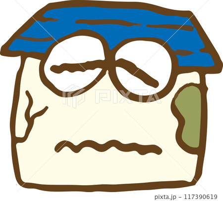 ダメージのある家 117390619