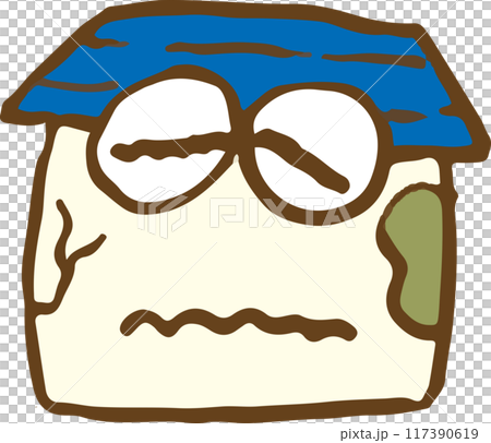 ダメージのある家 117390619